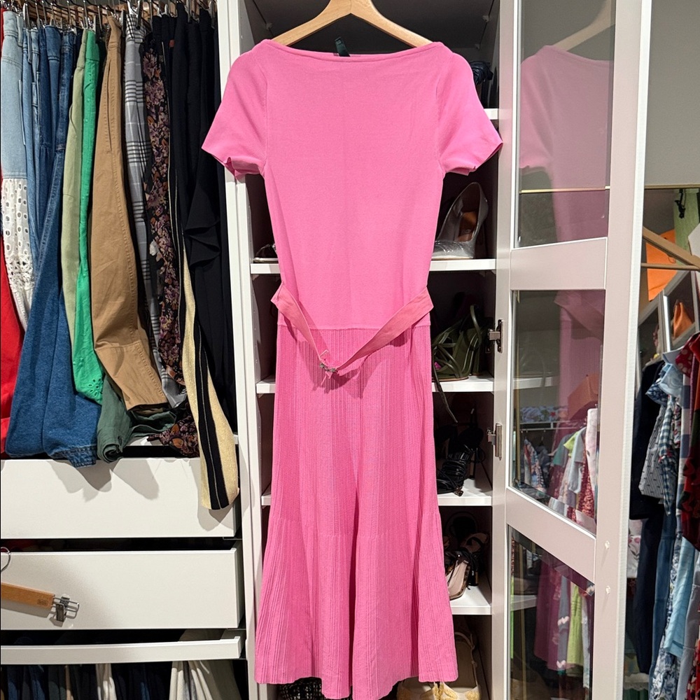 Ralph Lauren Pink Midi Dress